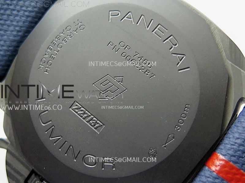 PAM1529 Carbotech VSF 1:1 Best Edition Blue Dial on Blue Kevlar Composite Strap P.9010 Clone